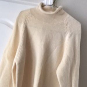 J. Crew Wool Sweater, cream/beige color, XL